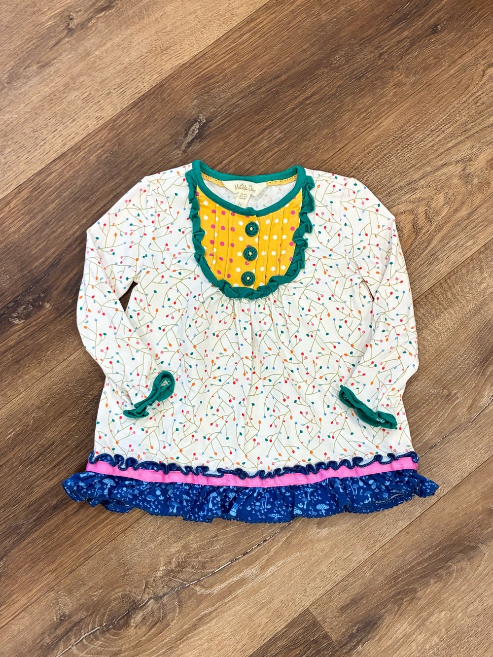 Matilda Jane Love You So Mushroom Top Make Believe Fall Winter Outfit 18-24m